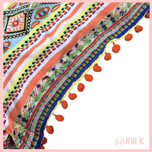 LF the brand tribal Aztec Pom Pom Shorts - Picture 5 of 5